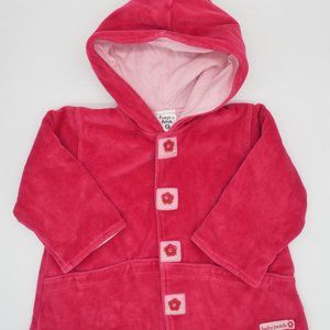 Pumpkin Patch Baby Girl Size 6-9 Months Pink Terry Hoodie